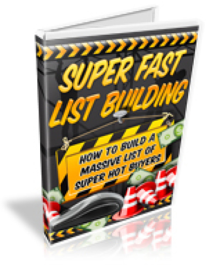 Super Fast List Building-12 part Video Course